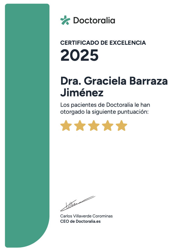 Certificado 2025 - Dra Graciela Barraza